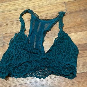 Aerie blue green bralette